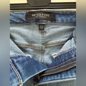 Liverpool Straight Leg Jeans with Stretch Size 10/30